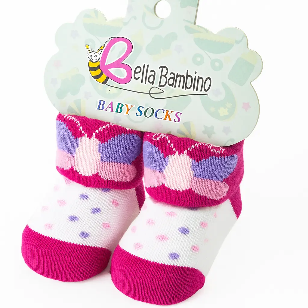 20251103_1326_Colorful Baby Socks Display_remix_01k94qd926e4t8p4xsfwhdnxsf.webp