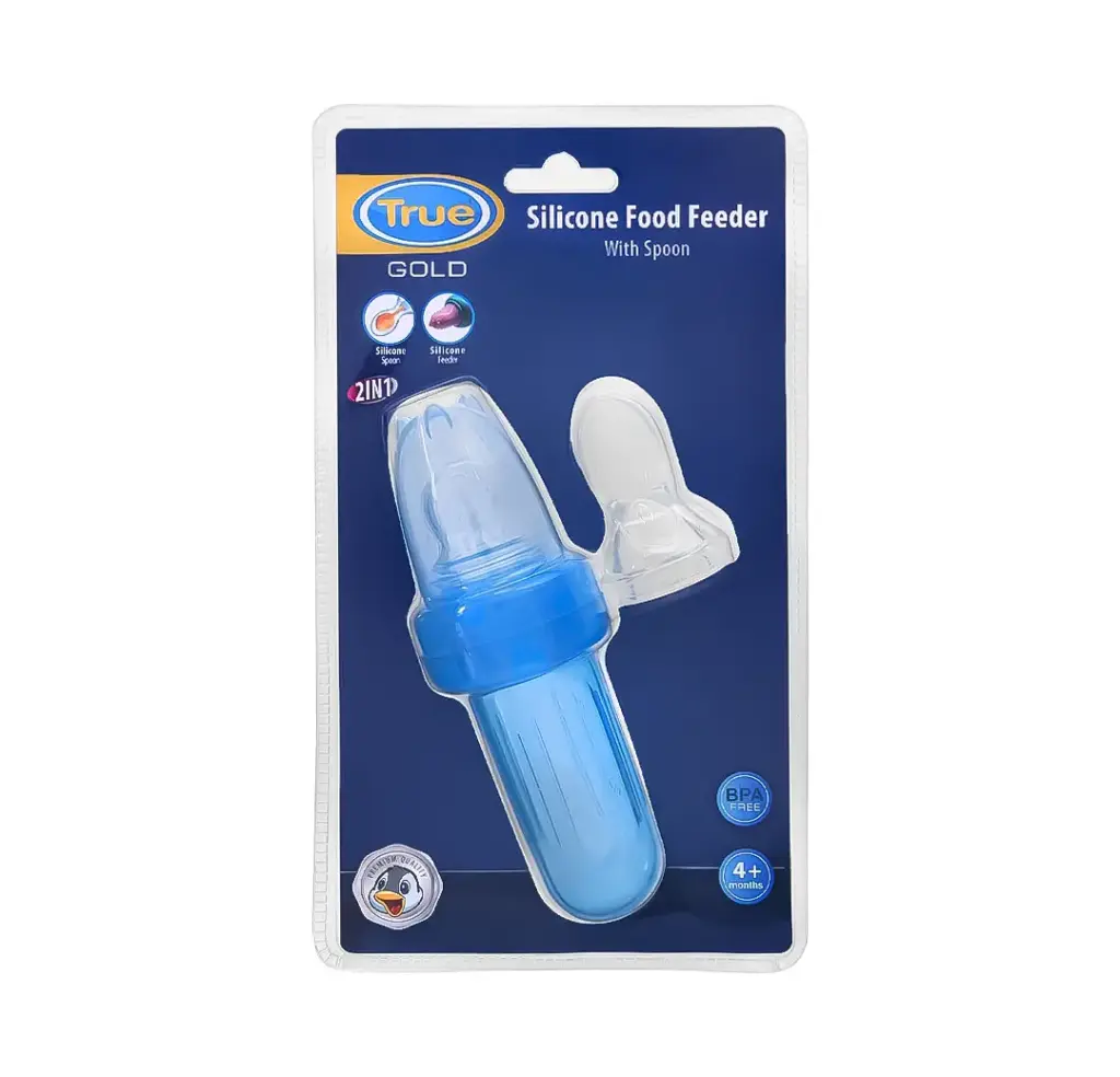 وحدة تغذية ترو جولد 2 في 1 بفوهة وملعقة سيليكون 4126