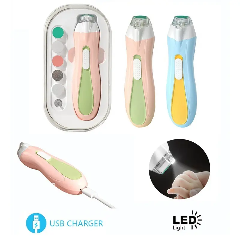 USB rechargeable electric nail file – with case