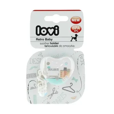 LOVI Soother Holder is equipped with a practical clip 10/881