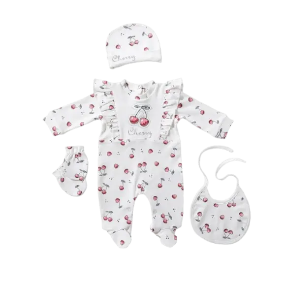 Bodysuit set 4-piece interlock , Tishre 15831