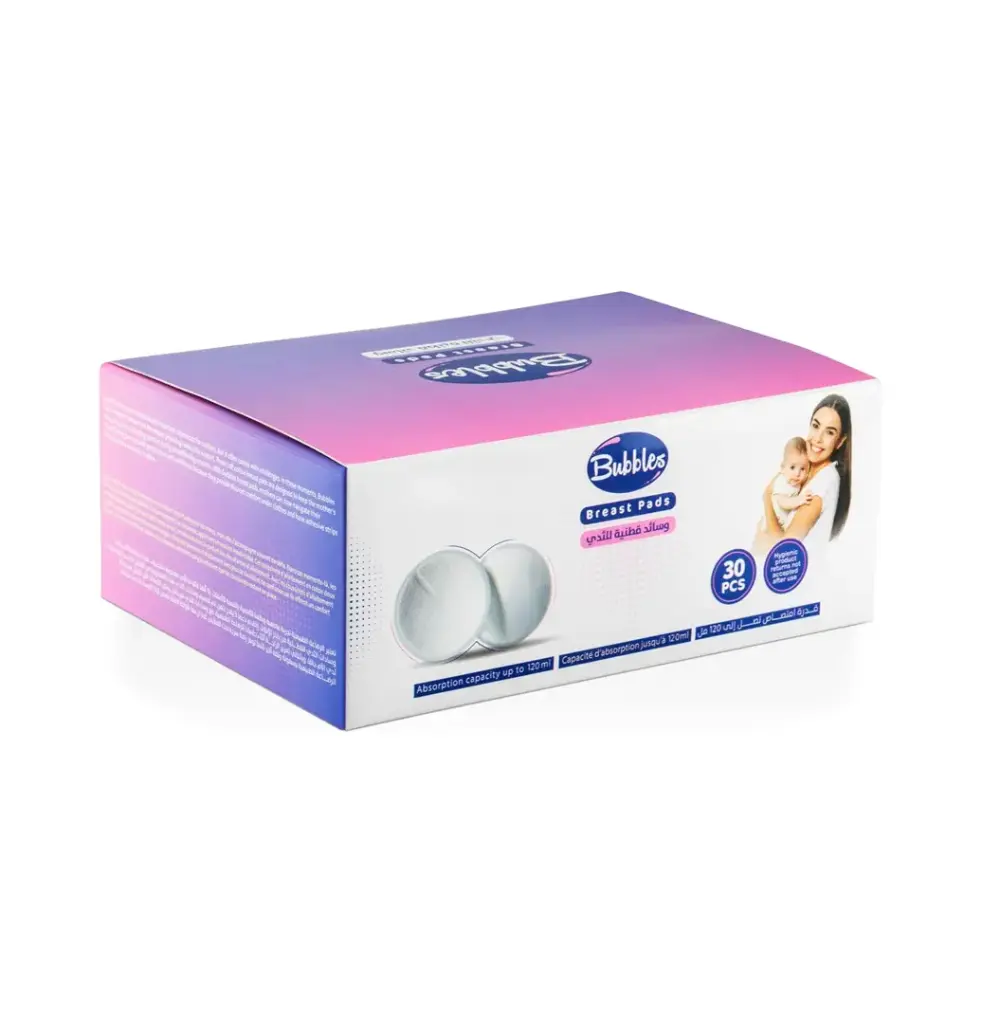Bubbles Breast Pads (30 Pieces)