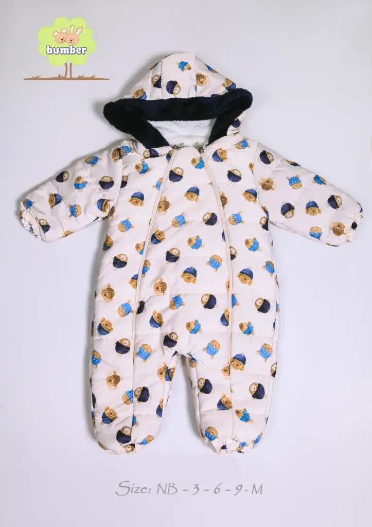 Padded Water-Resistant Romper with Teddy – 640 & 649