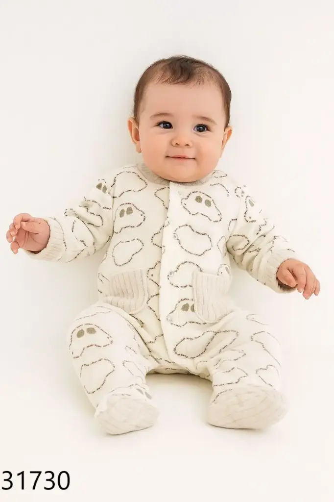 Printed Newborn Romper – 31730