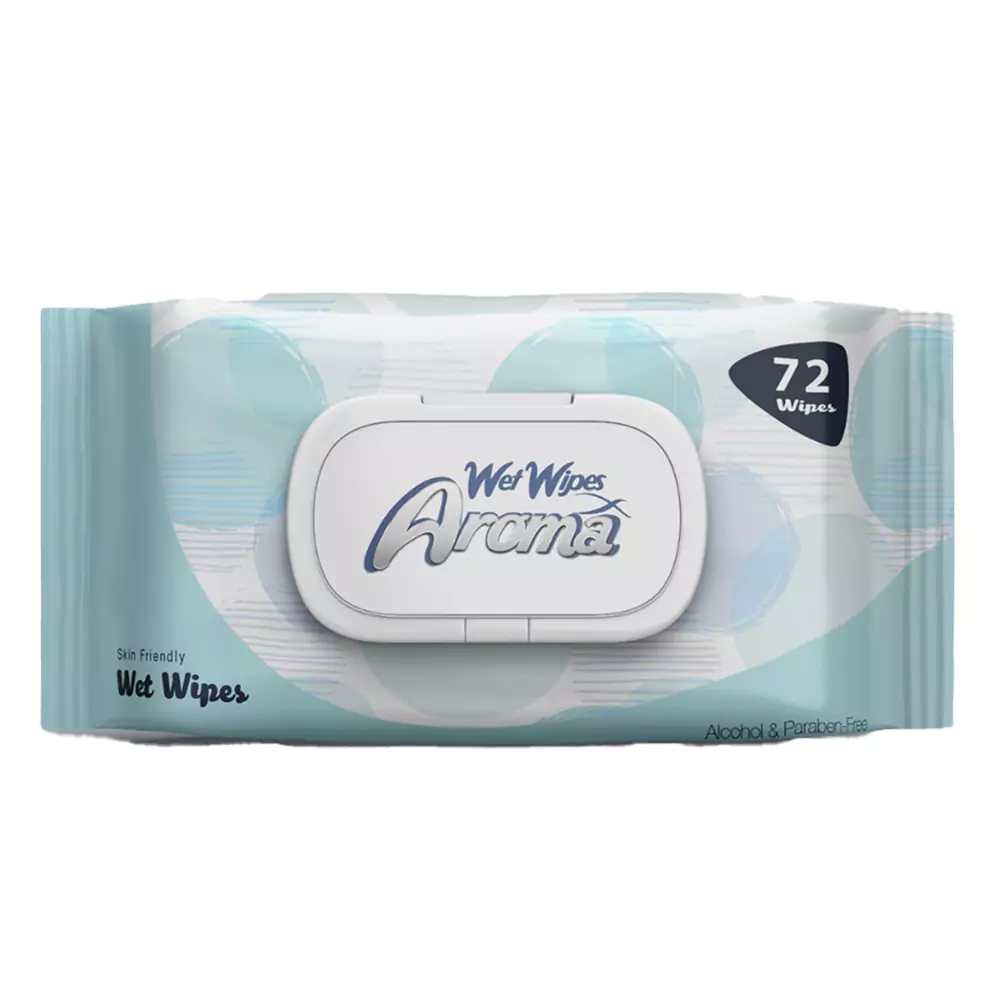 aroma wet wips 72pcs 828+811
