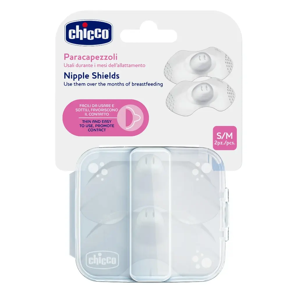  CHICCO Skint To Skin Silicone Nipple Shield S/M 0466