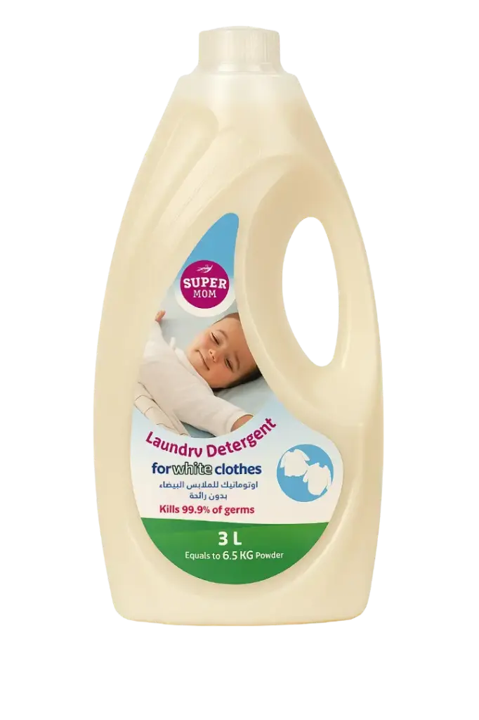 منظف غسيل سوبر مام للملابس البيضاء 3 لتر