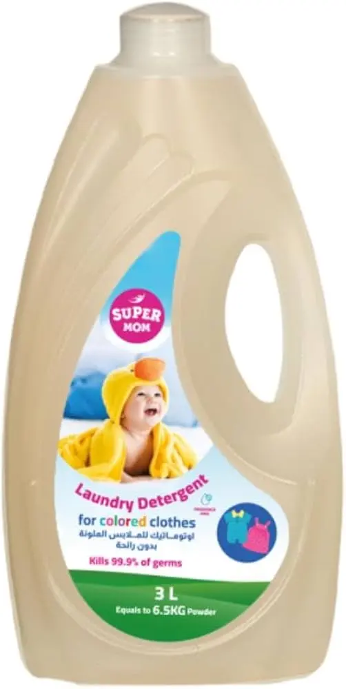 منظف غسيل سوبر مام للملابس الملونة 3 لتر