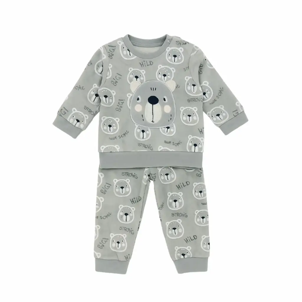 FULL MOON Pajama Set 2Pcs Velvet 17536