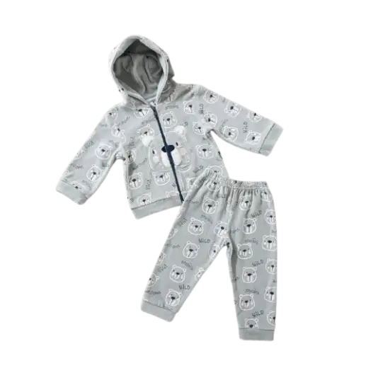 بيجامة قطيفة 2 ق سوسته 17538 