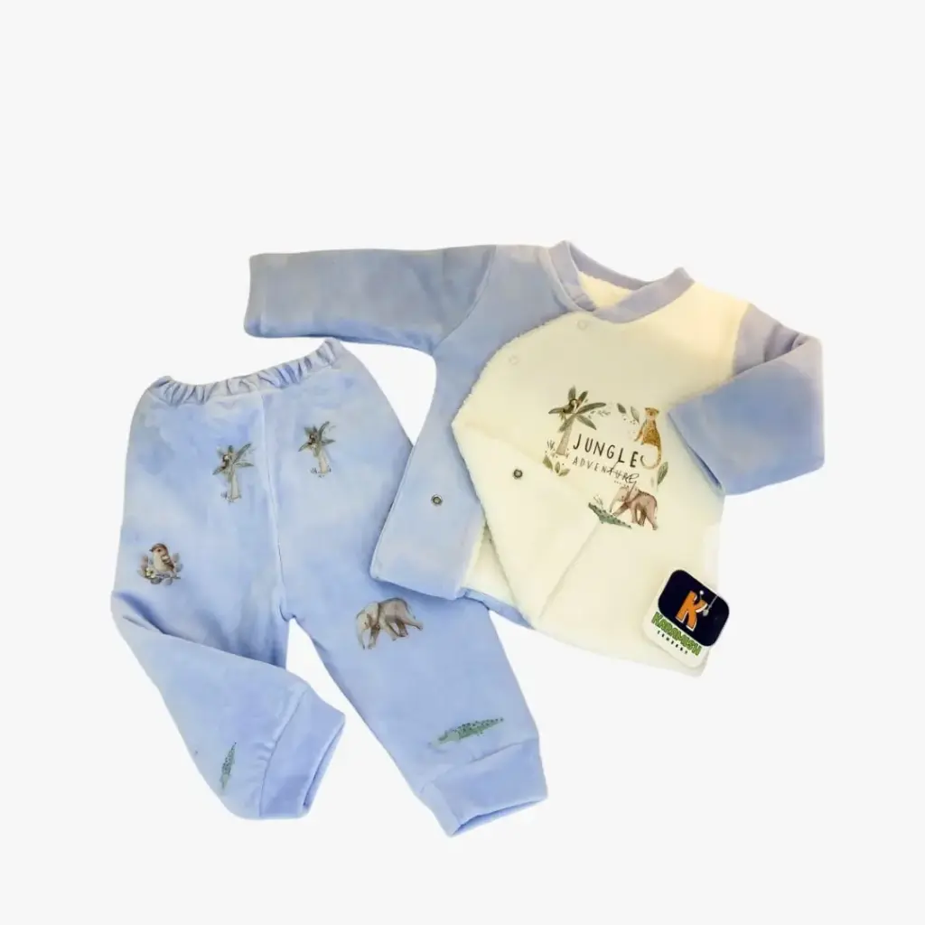 بيجامة مبطن فرو 0259