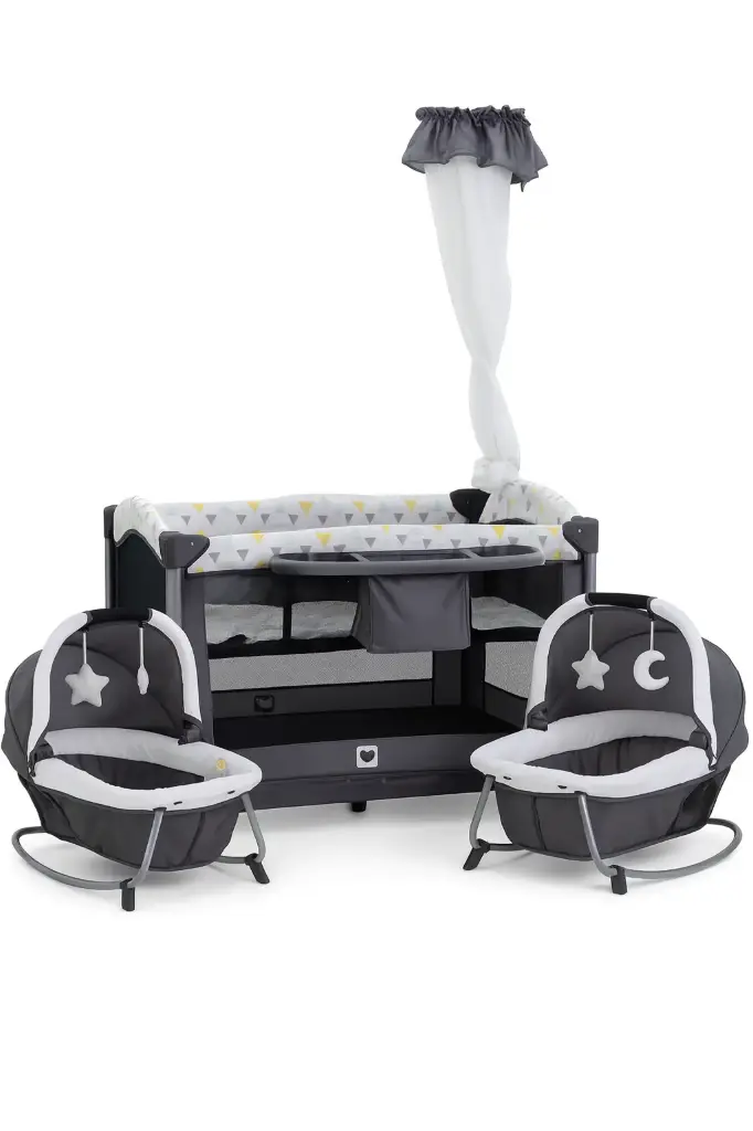 Cool baby twin travel cot Bed 9903