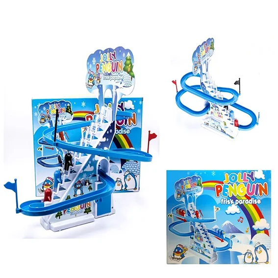 البطاريق المنزلقة والسلالم المتحركة