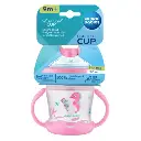 Canpol babies Non-spill Cup with Soft Silicone Spout 180ml LOVE&SEA 57/300