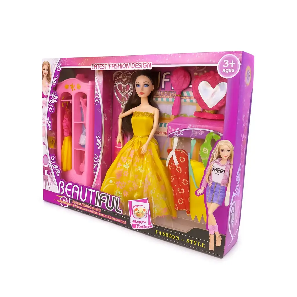 doll with wardrobe K885 