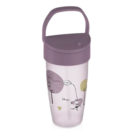 Lovi my straw cup junior 350 ml salt & pepper 35/357