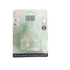 حلمة واسعة العنق سفاري 6 أشهر+ قطعتين