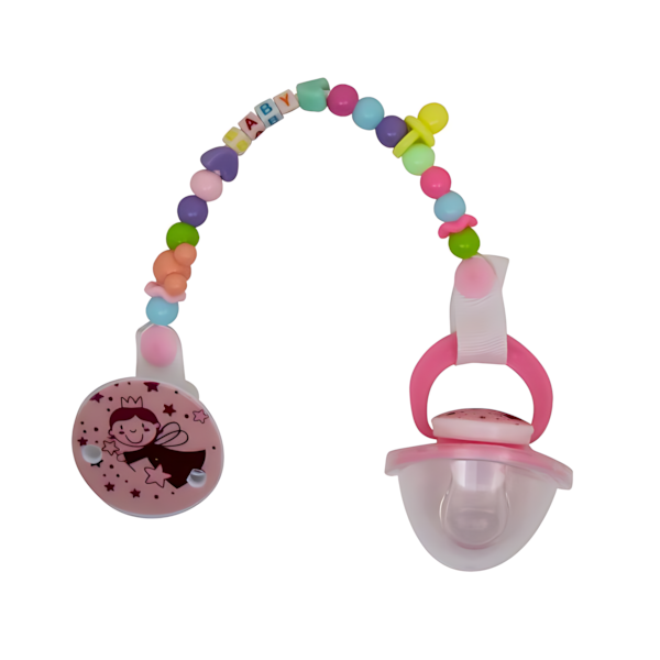SAFARI Silicone orthodontic soother with cap and soother holder 0-6m S120 
