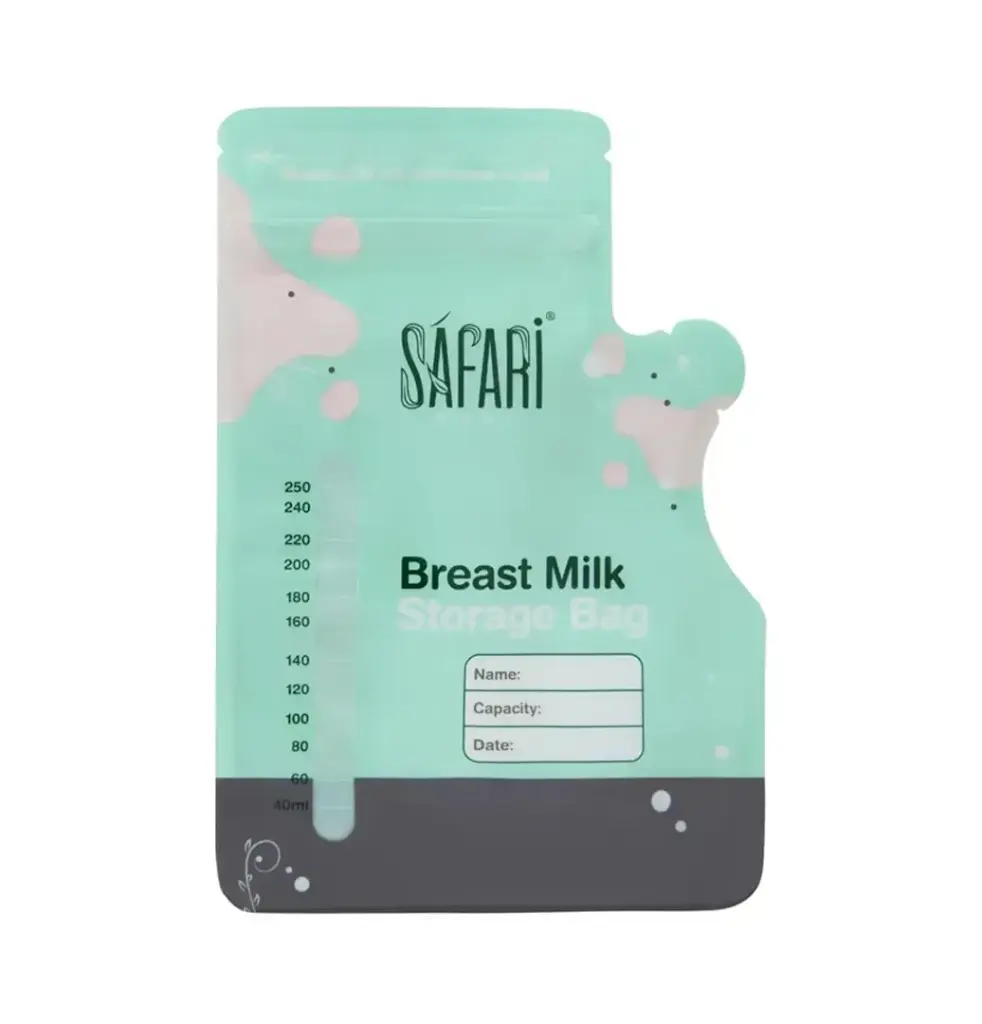 SAFARI breast milk storage bags 250ml 20pcs S565 