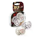 lovi silicone dynamic soother 3-6m 2pc 22/867