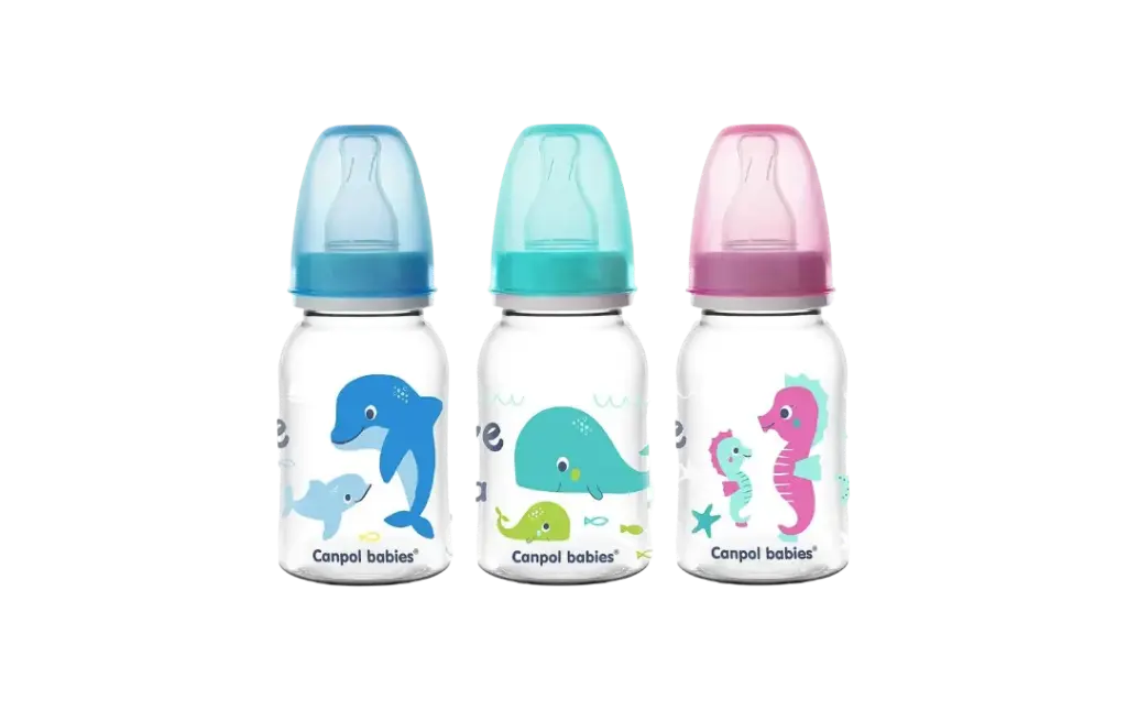 Canpol babies Narrow Neck Bottle 120ml LOVE & SEA 59/300