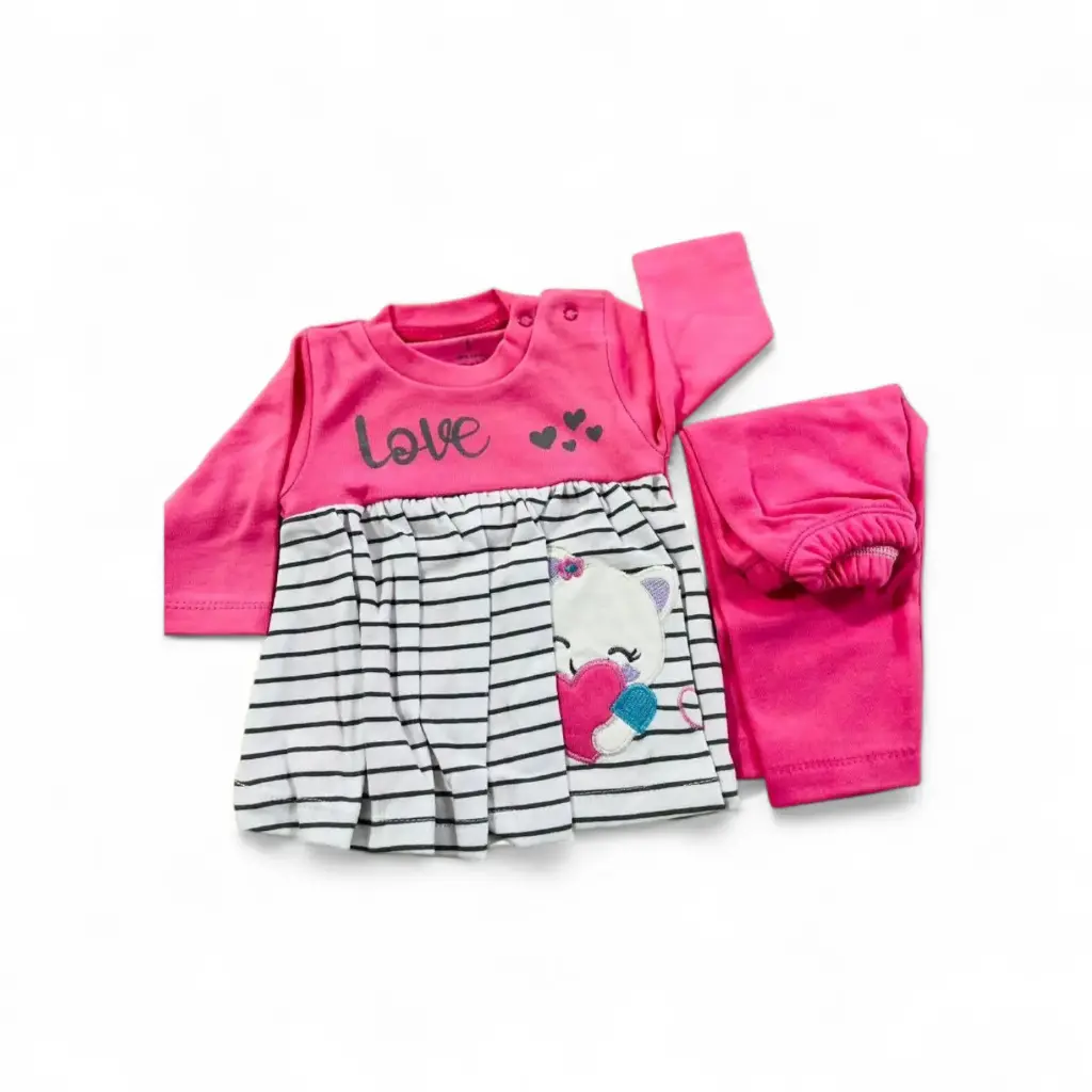 The striped rabbit and heart 1414