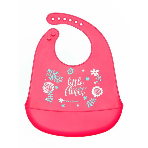 Canpol babies Silicone Bib with Pocket WILD NATURE 74/023