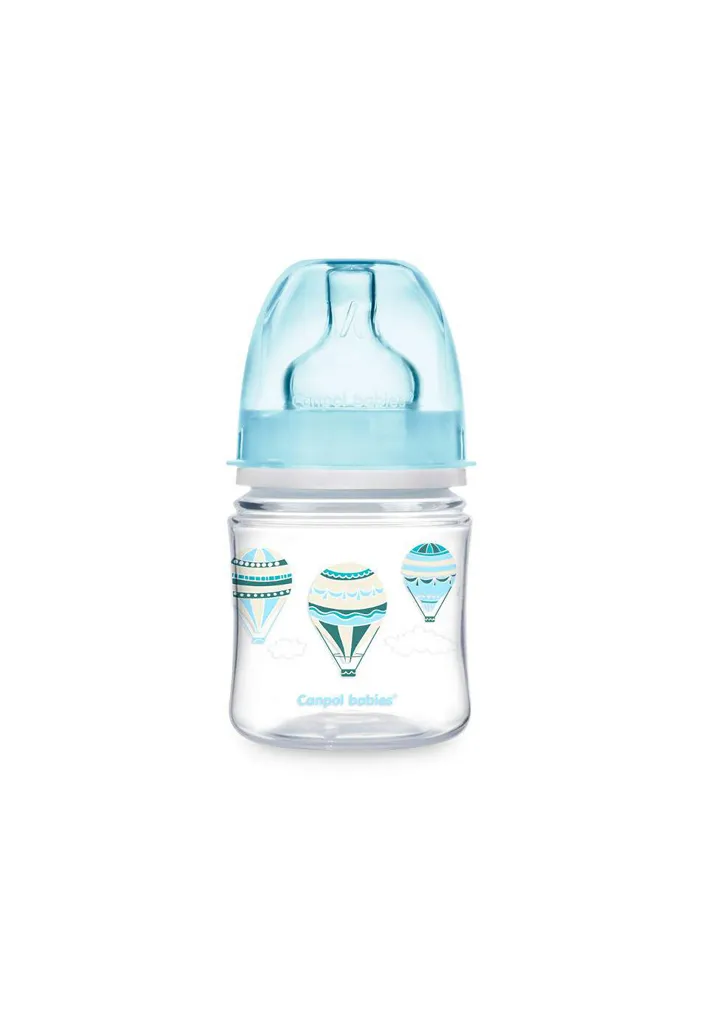 Canpol babies EasyStart Anti-colic Wide Neck Bottle 120ml PP IN THE CLOUDS 35/224