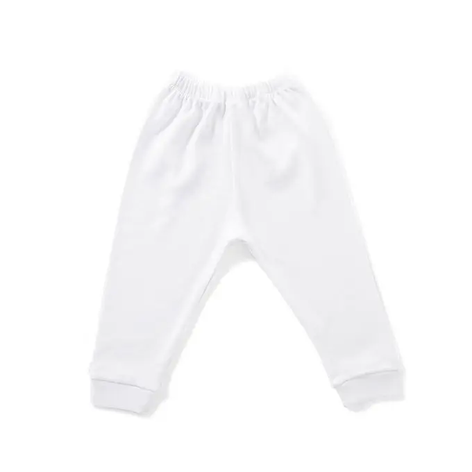 White Rib Baby Pants 3-124X1P