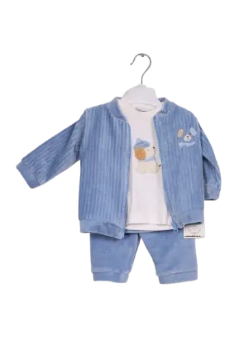 Pajamas 3-piece velvet , Bobby