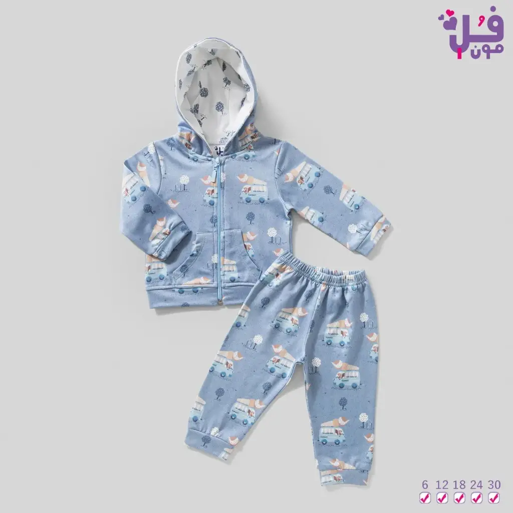 full moon Baby pajamas 3 pcs 17472