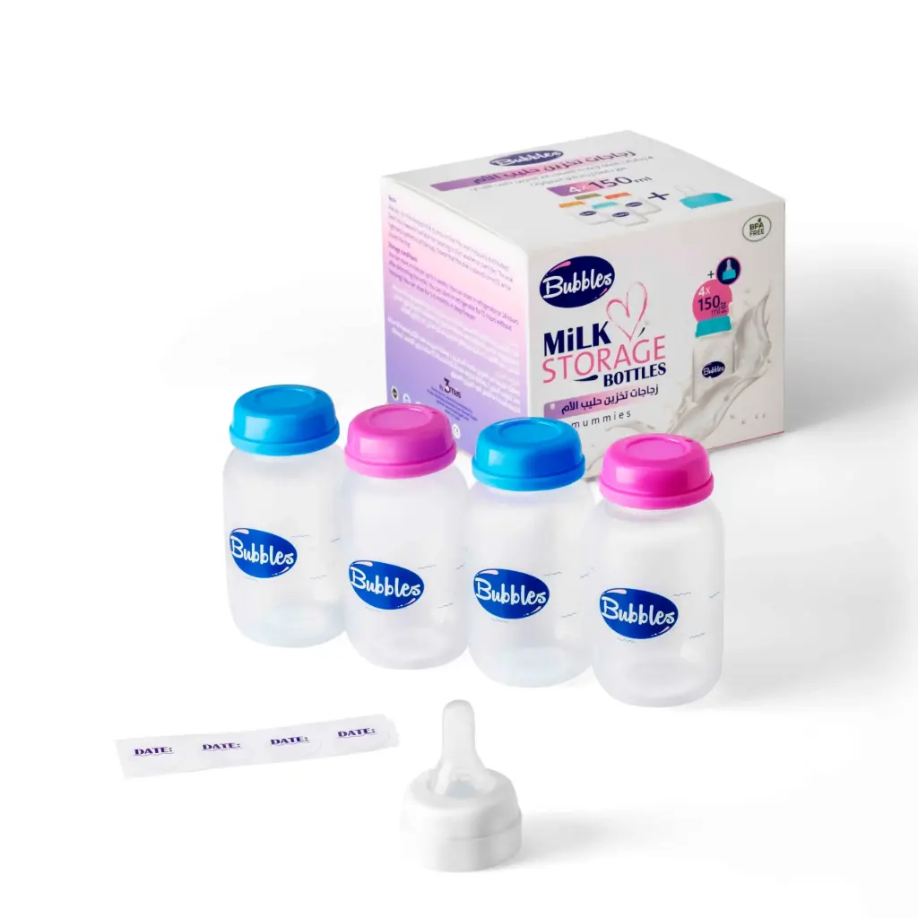 bubbles Milk container 4 pieces