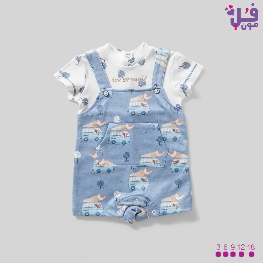 FULL MOON Sleeveless Shorts Romper 15872