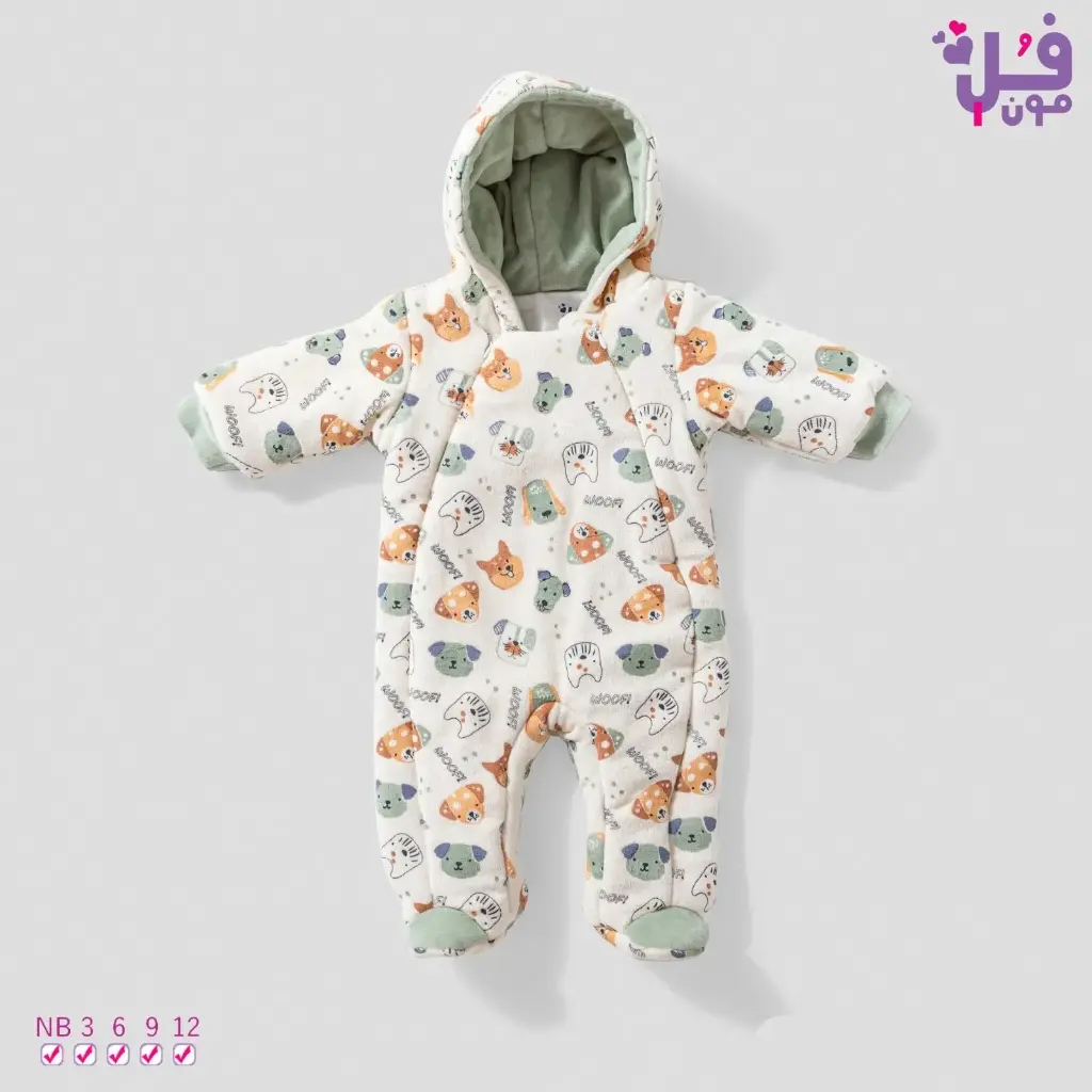 Padded Velvet Fiber Romper 15818