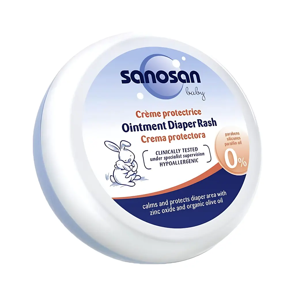 Sanosan Nappy Cream for Diaper Rash 150ml Zinc