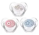 Canpol babies Silicone Symmetrical Soother 0-6m NEWBORN BABY with cup 22/580