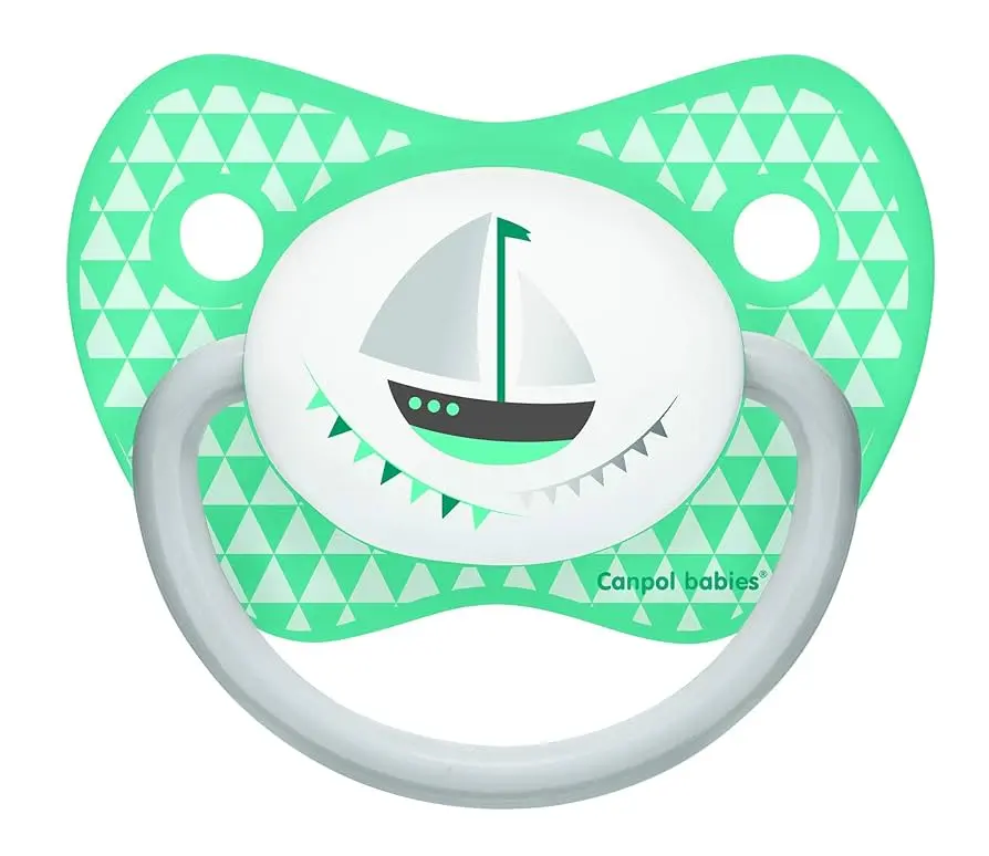 Canpol babies Silicone Orthodontic Soother 0-6m LET'S CELEBRATE 23/279