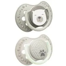 Lovi Dynamic Silicone Soother 3-6M 2Pcs Model Buddy Bear 22/864