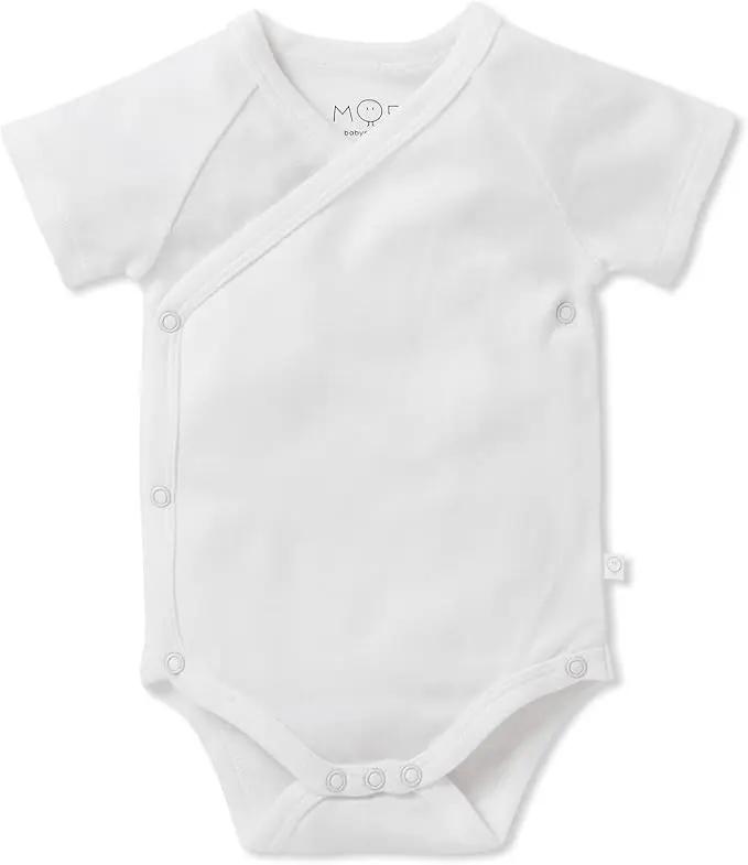 Sleeve White Interlock Snaps Bodysuit 224