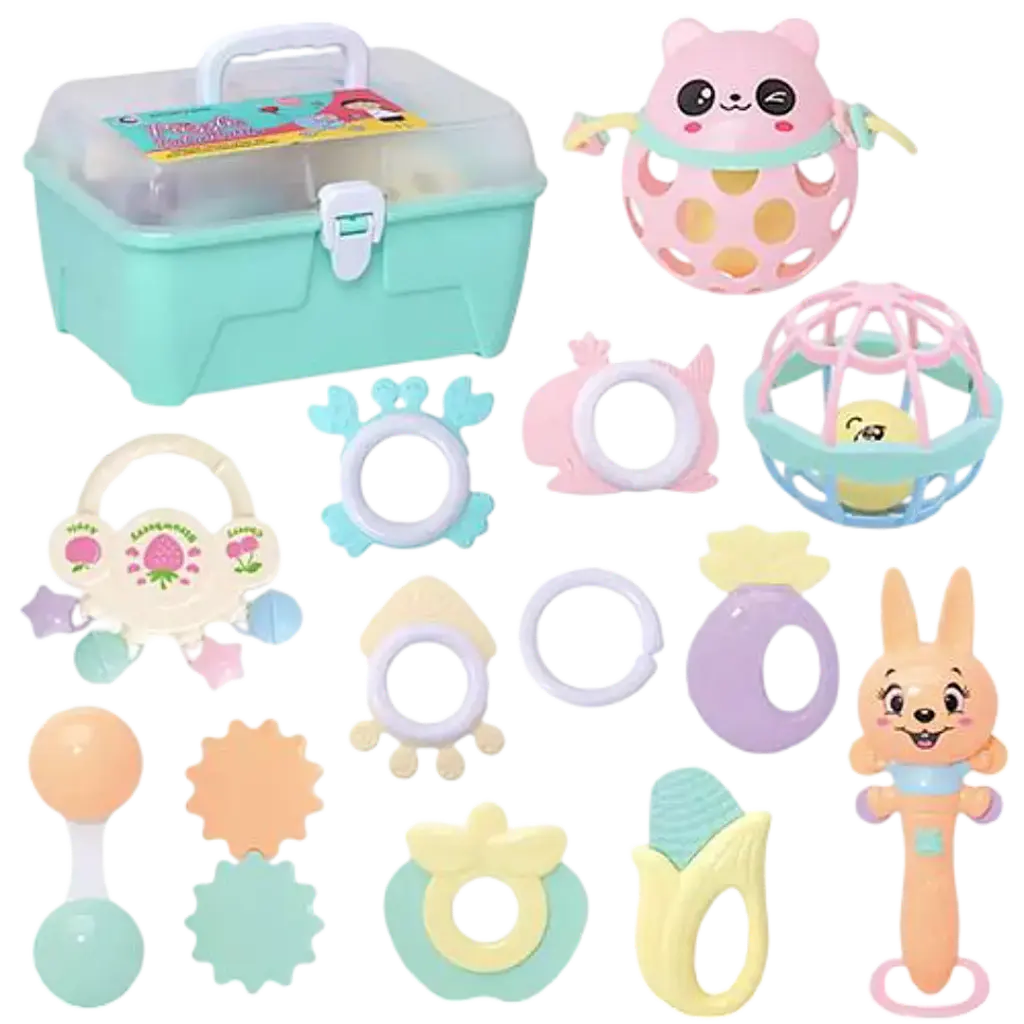Baby Rattle Set - 13 Pcs