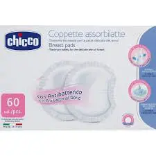 CHICCO Antibacterial Breast Pads 60 Pcs 9257 