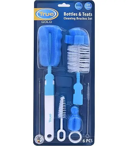 True Gold Bottles & Cups brushes set 6Pcs 4125 