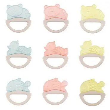 Canpol babies Elastic teether with a rattle for babies and children 13/107