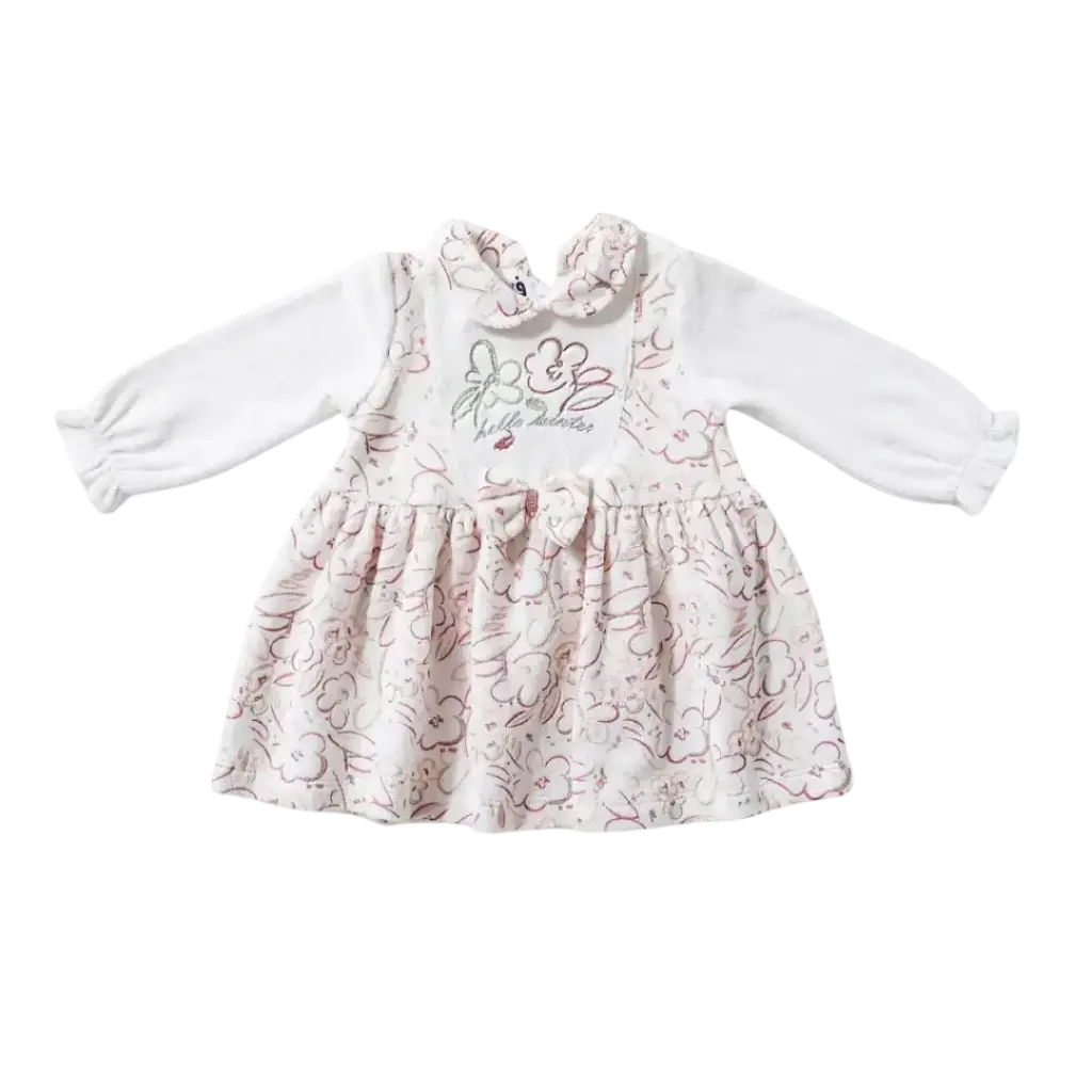 فستان قطيفة سنو فلورز 19249