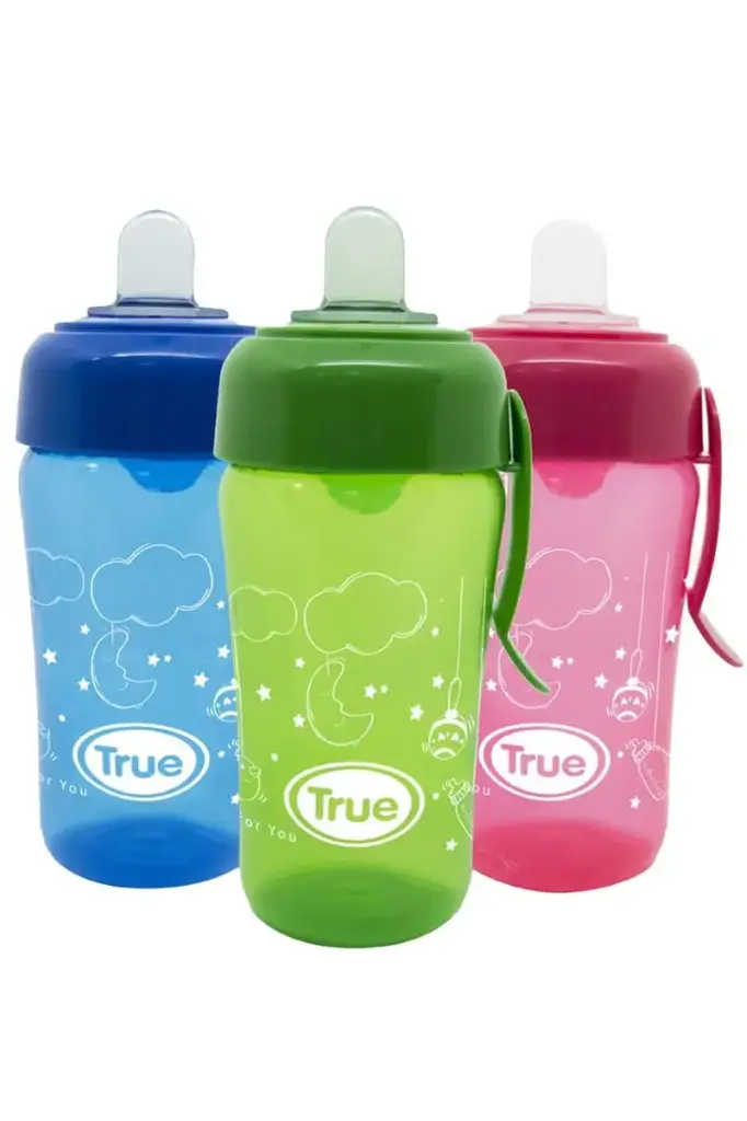 True Gold silicon spout cup with cover 300ml 6m+ 9400