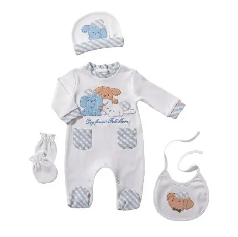 [10881] A set of 4 interlock dog and stars 15800