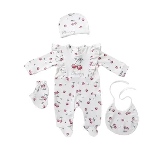 [10872] Bodysuit set 4-piece interlock , Tishre 15831 full moon