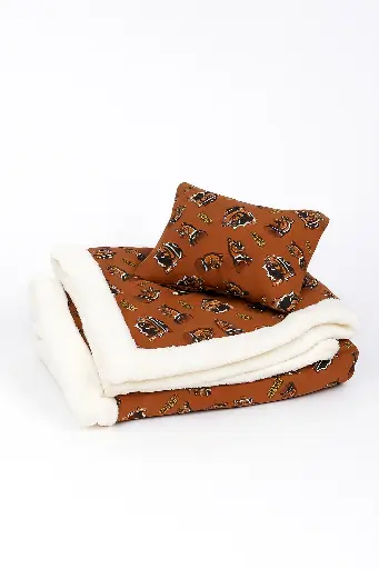 [10830] Pillow and quilt 63-66-64