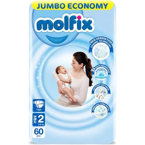 [5243] Molfix premium Care Size 2 58pcs