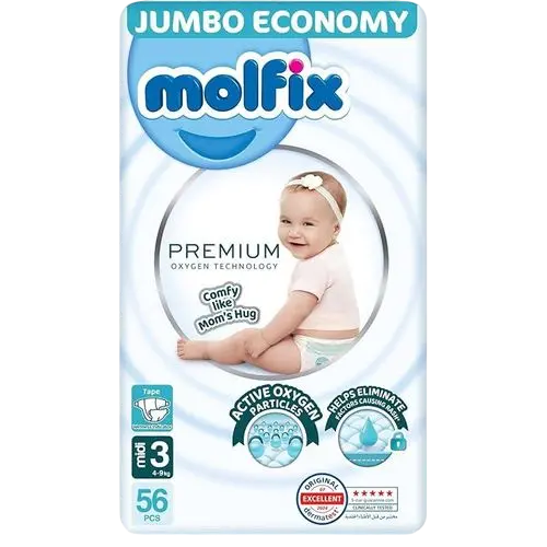 [20135] molfix premium care size 3 56pcs